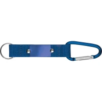 Portachiavi in alluminio con moschettone