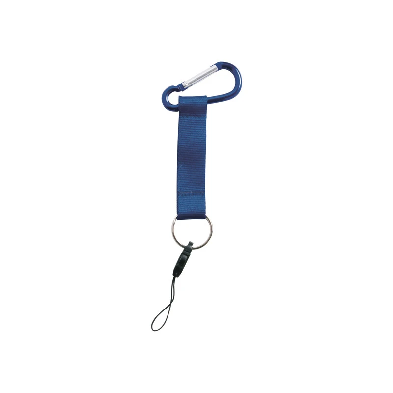 Portachiavi fascia con moschettone