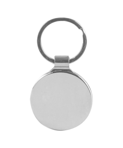 Portachiavi in Bamboo e Metallo - Tondo