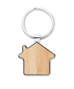 Portachiavi in Bamboo e Metallo - Casa